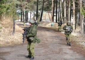 Kęstučio batalione vyksta pratybos ,,Vilkų smūgis - 1