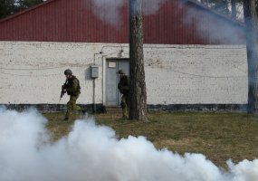 Kęstučio batalione vyksta pratybos ,,Vilkų smūgis - 3