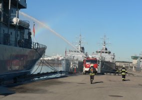 Klaipėdoje - bendros Karinių jūrų pajėgų ir Priešgaisrinės apsaugos ir gelbėjimo departamento... - 1