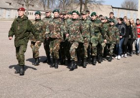 Marijampolės 4-osios rinktinės šauliai dalyvavo jaunojo šaulio kurse  - 1