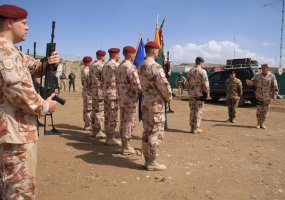 Čagčarane su oficialiu vizitu apsilankė ISAF Vakarų regioninės vadavietės vadas - 2