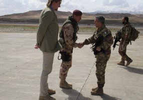Commander of ISAF Regional Command-West paid a formal visit to Chaghcharan - 1