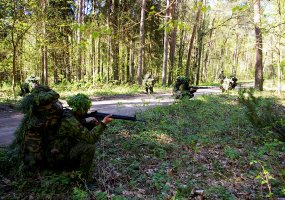 Dragūnų batalione vyksta priešpaskutinis Bazinis kario savanorio kursas - 1