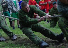 Panevėžio įgulos karinių dalinių ir Latvijos bei Lietuvos jėgos struktūrų sporto žaidynės pavyko - 4