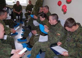 Vilniaus rinktinės krašto apsaugos savanoriai dalyvavo kraujo donorystės akcijoje - 1