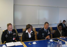 Karinių jūrų pajėgų štabe lankėsi JAV TRANSCOM vadas ir JAV ambasadorė - 1