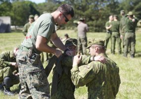Lithuanian and US military personnel train together at Kairiai  - 3