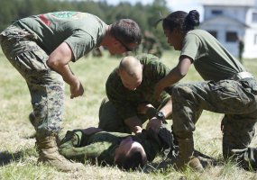 Lithuanian and US military personnel train together at Kairiai  - 4