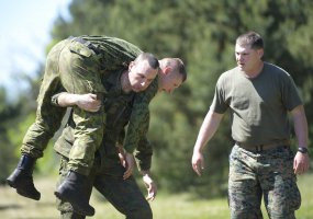 Lithuanian and US military personnel train together at Kairiai  - 5