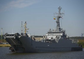 Poland's warships berthed in Klaipėda Seaport before BALTOPS 2012  - 1