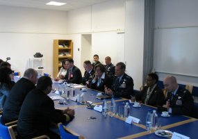 U.S. Commander TRANSCOM and U.S. Ambassador conducted a visit at the Lithuanian Navy Headquarters... - 2