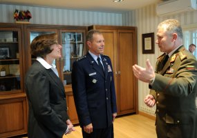 Chief of Defence met with Commander of the U.S. Transportation Command  - 1