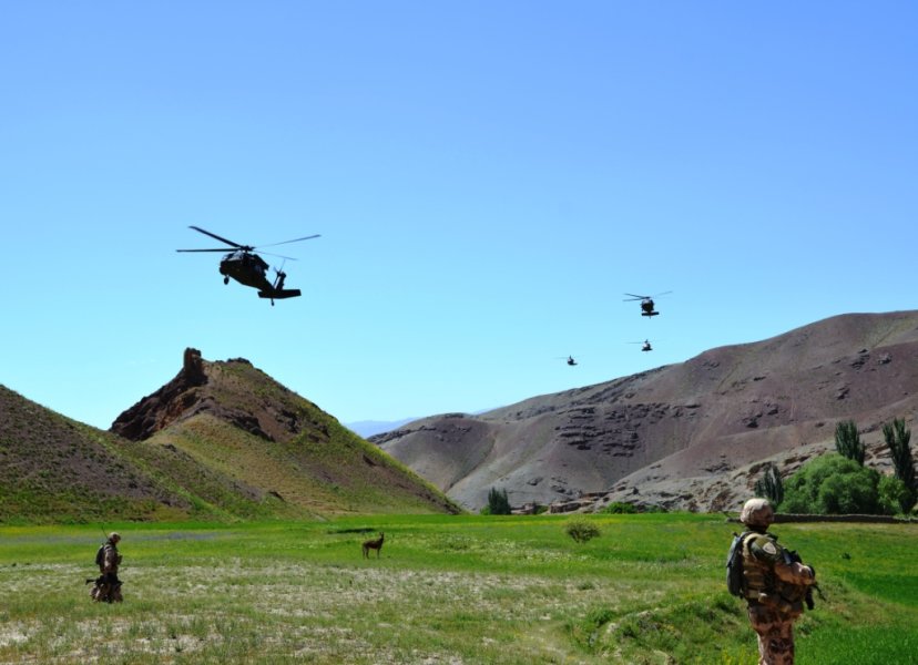 PRT-15 completed air successful air patrol to Sharak District of Ghor