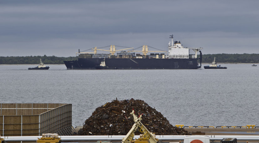 US Marines landed at Paldiski harbor