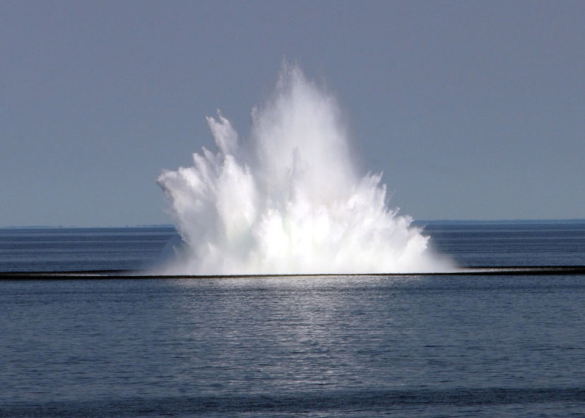 Two explosives detected on the Baltic seafloor destroyed while conducting BALTOPS 2012 