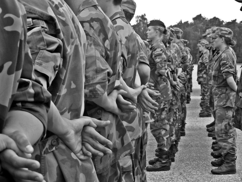 Young Lithuanian Riflemen participate in an international military camp ""Baltic...