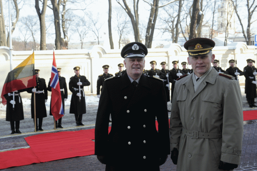 Chief of Defence of Norway pay a visit to Lithuania 