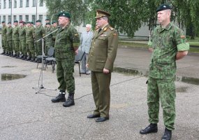 Minint pirmąsias Juozo Lukšos mokymo centro įkūrimo metines paskirtas naujasis viršininkas plk.... - 2