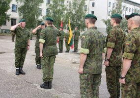 Minint pirmąsias Juozo Lukšos mokymo centro įkūrimo metines paskirtas naujasis viršininkas plk.... - 3