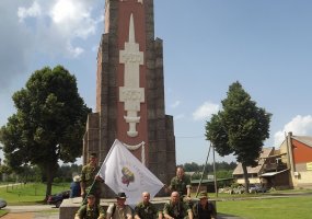 Birutės bataliono kariai pėsčiųjų žygyje - 1
