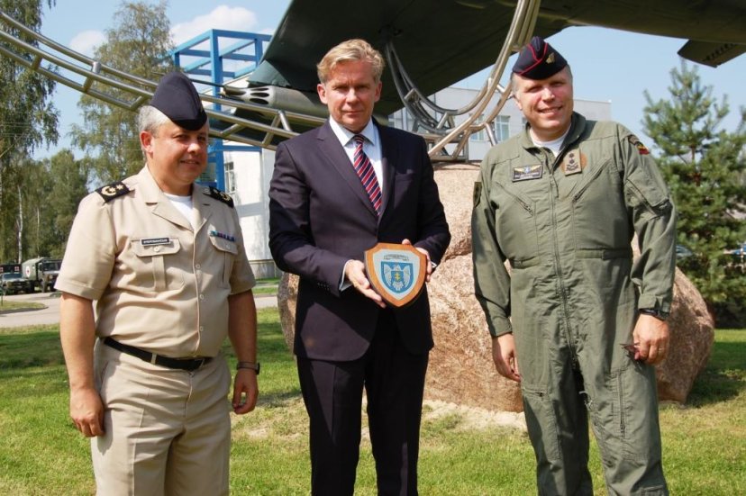 Foreign Minister paid a visit to the Air Base of the Lithuanian Air Force 