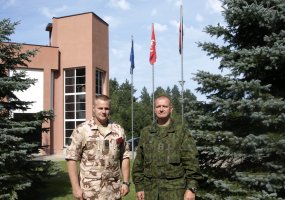 Sausumos pajėgų vadas stebėjo PAG-16 štabo pasirengimą misijai - 2
