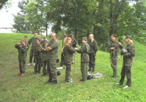 Lietuvos kariuomenės mokykloje vyko stovykla „Jaunimas ir krašto apsauga 2012 - 1