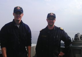 Lithuanian officers conducted apprenticeships in a U.S. ship  - 1
