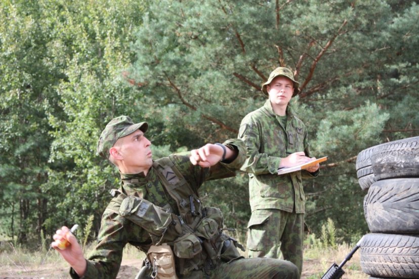 „Geležinis Vilkas" geriausio pėstininkų skyriaus varžybose „Karalių takas" Lietuvos...