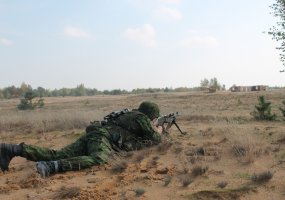 Algirdo bataliono kariai treniravosi vykdyti puolimo operacijas - 1