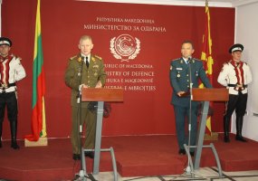 Chiefs of Defence of Lithuania and FYROM discussed military cooperation issues - 1