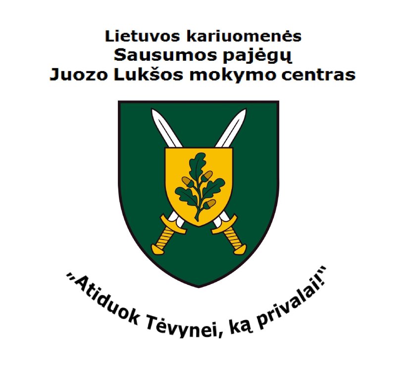 Patvirtintas Sausumos pajėgų Juozo Lukšos mokymo centro šūkis