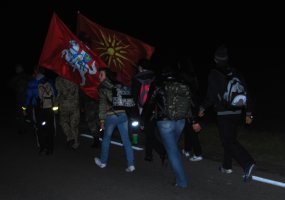 Radviliškio rajone įvyko 50 km naktinis žygis „Pergalių ir kovų keliais“ - 2