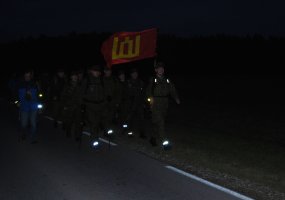 Radviliškio rajone įvyko 50 km naktinis žygis „Pergalių ir kovų keliais“ - 3