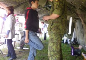 Širdies dienos minėjimo lankytojų fizinį pajėgumą tikrino Algirdo bataliono kariai - 3