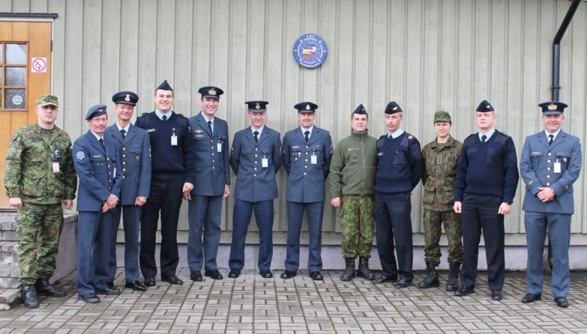 Representatives from Danish Royal Air Force Copenhagen Air Traffic Control Center visited  CRC