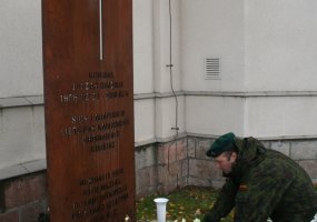 Birutės bataliono kariai paminėjo Vėlinių dieną  - 2