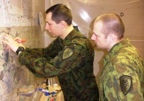 Brigados „Geležinis Vilkas“ kariai dalyvauja karinių operacijų planavimo mokymuose Estijoje - 1