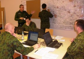 Brigados „Geležinis Vilkas“ kariai dalyvauja karinių operacijų planavimo mokymuose Estijoje - 3