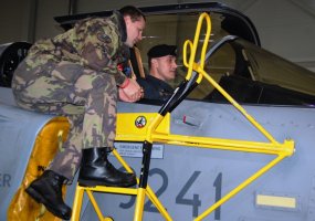 Baltijos gynybos koledžo atstovai lankėsi Aviacijos bazėje - 3