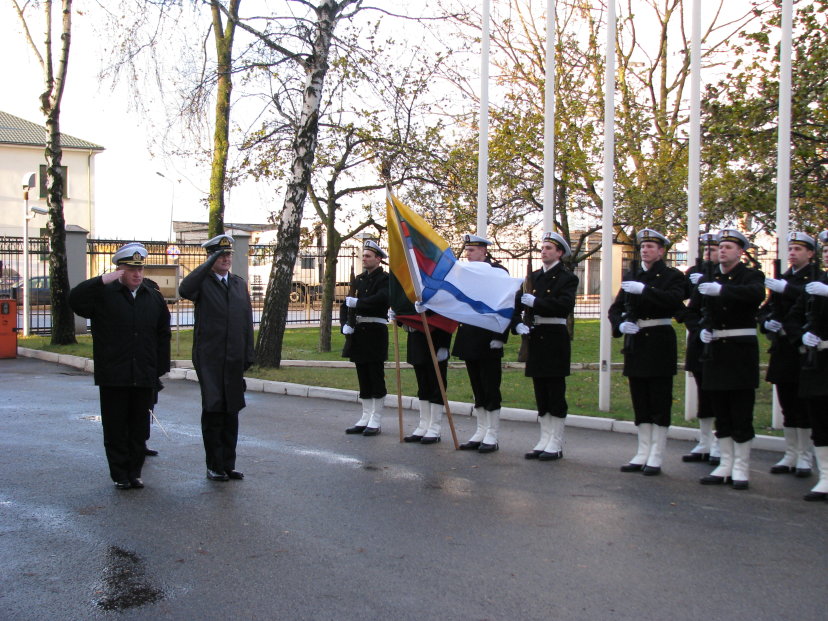 Chief of the Royal Norwegian Navy on visit in Klaipėda 