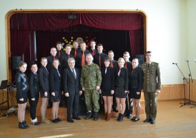 Lietuvos kariuomenės vadas skaitė paskaitą apie tėvynės gynybą Alsėdžių vidurinėje mokykloje - 1