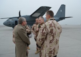 Chief of Defence visits Lithuanian peacekeepers in Afghanistan  - 1