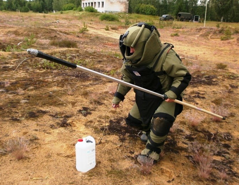 Sprogmenų neutralizavimo kuopa baigė šio sezono  planinio išminavimo užduotis 