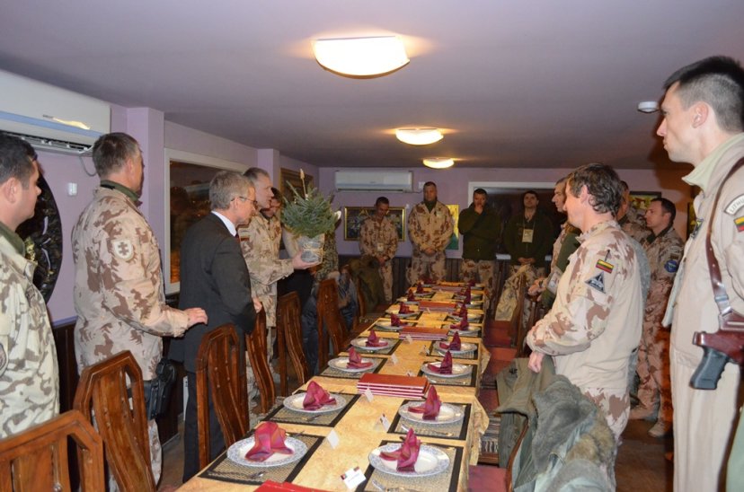 Chief of Defence visits Lithuanian peacekeepers in Afghanistan 