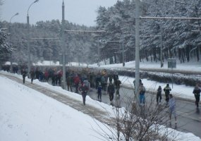 Bėgime „Gyvybės ir mirties keliu“ dalyvavo apie 60 Alytaus įgulos karių - 1