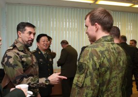 Krašto apsaugos savanorių pajėgų štabe lankėsi užsienių šalių kariuomenių atstovai - 3
