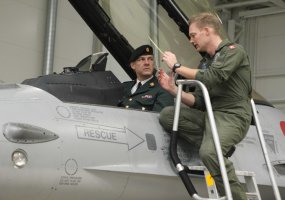 Chief of Defence of Denmark paid a visit to Šiauliai Air Base  - 1