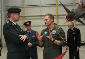 Chief of Defence of Denmark paid a visit to Šiauliai Air Base  - 2