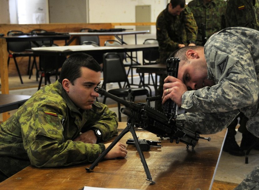 Lithuanian military on pre-deployment training enhanced their skills in Germany 